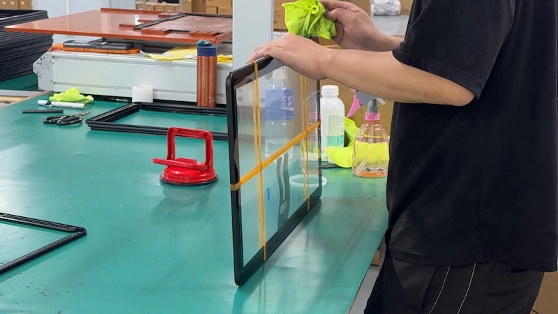 Cover glass preparation for industrial display integration
