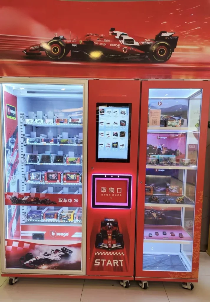 About smart retail cabinet portrait touch display